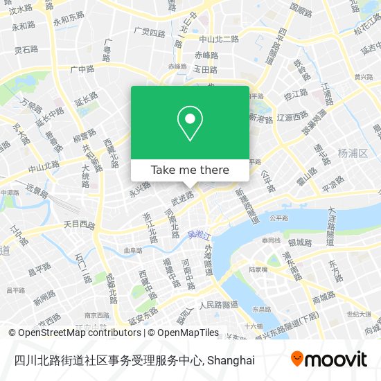 四川北路街道社区事务受理服务中心 map