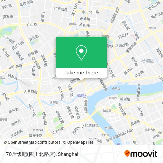 70后饭吧(四川北路店) map