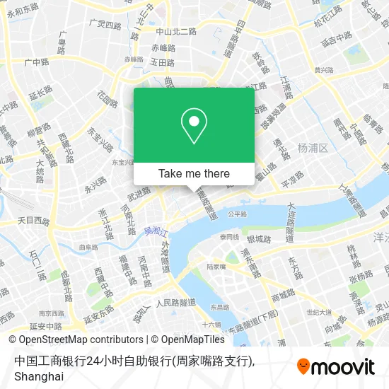 中国工商银行24小时自助银行(周家嘴路支行) map