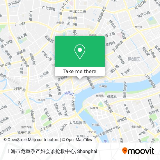 上海市危重孕产妇会诊抢救中心 map