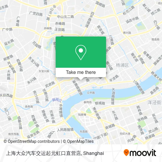 上海大众汽车交运起元虹口直营店 map