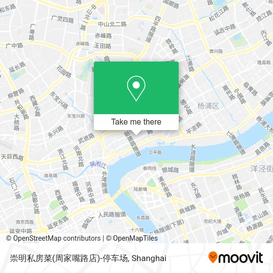崇明私房菜(周家嘴路店)-停车场 map