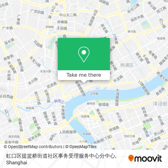 虹口区提篮桥街道社区事务受理服务中心分中心 map