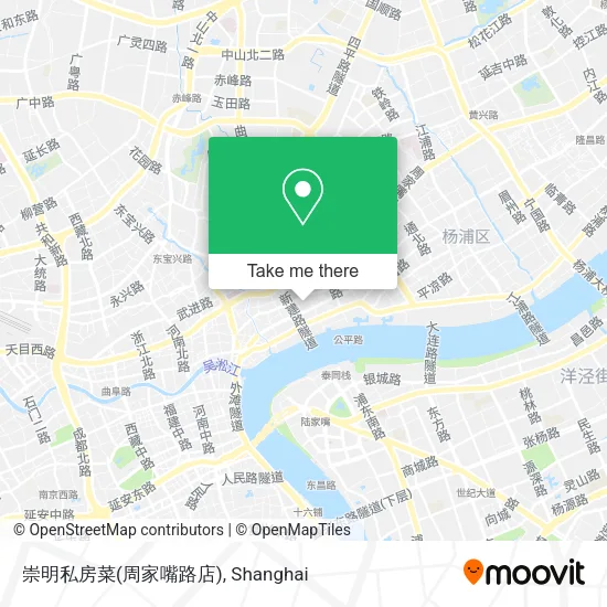 崇明私房菜(周家嘴路店) map
