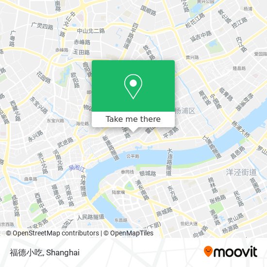 福德小吃 map