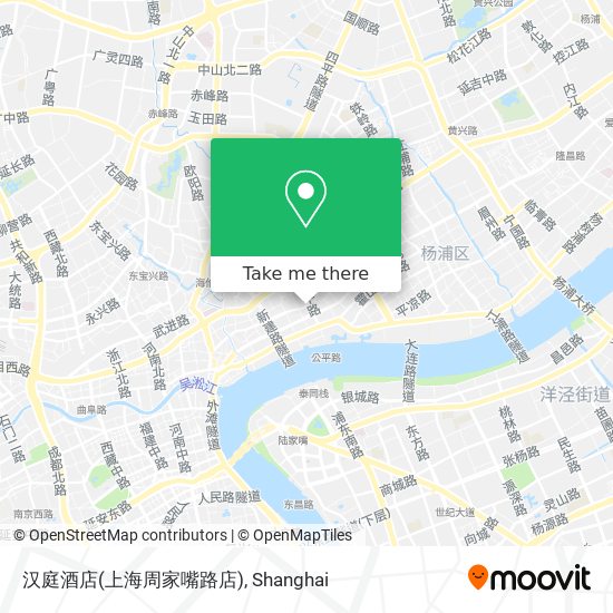 汉庭酒店(上海周家嘴路店) map