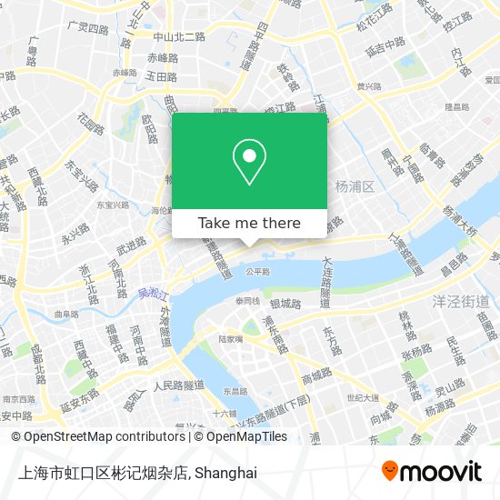 上海市虹口区彬记烟杂店 map