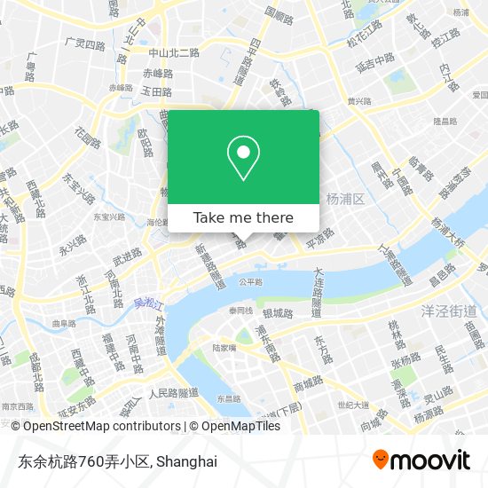 东余杭路760弄小区 map