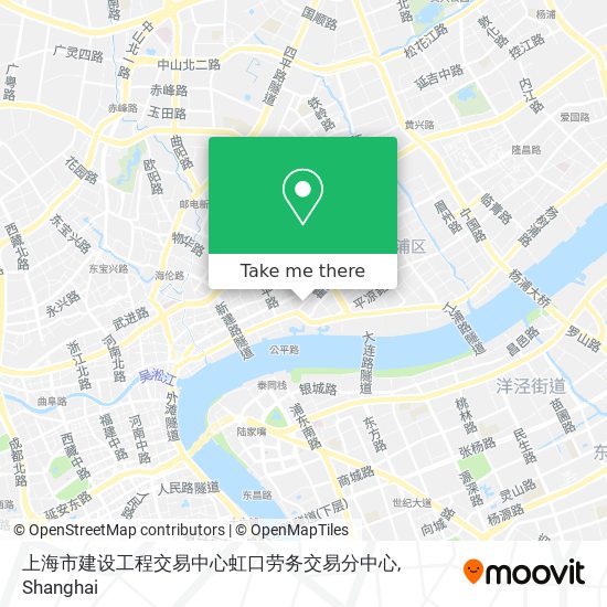 上海市建设工程交易中心虹口劳务交易分中心 map