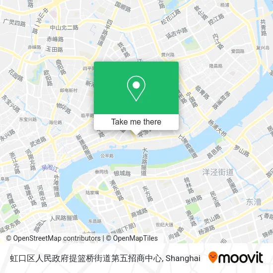 虹口区人民政府提篮桥街道第五招商中心 map