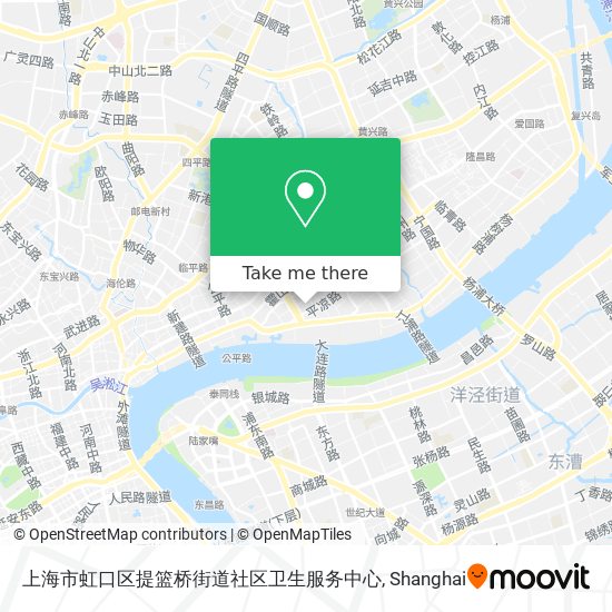 上海市虹口区提篮桥街道社区卫生服务中心 map
