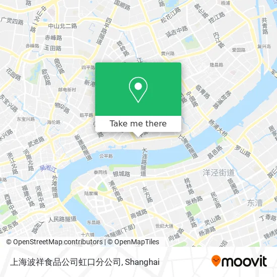 上海波祥食品公司虹口分公司 map