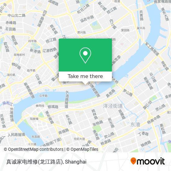 真诚家电维修(龙江路店) map
