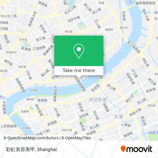 彩虹美容美甲 map