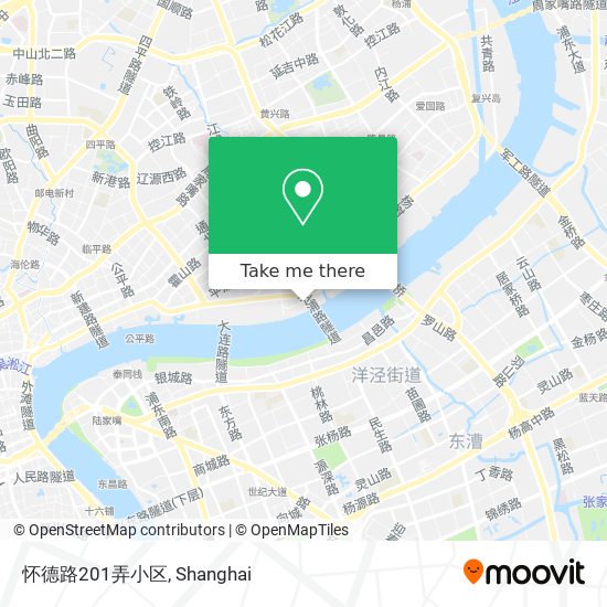 怀德路201弄小区 map