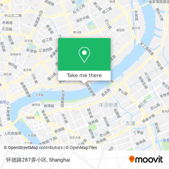 怀德路287弄小区 map