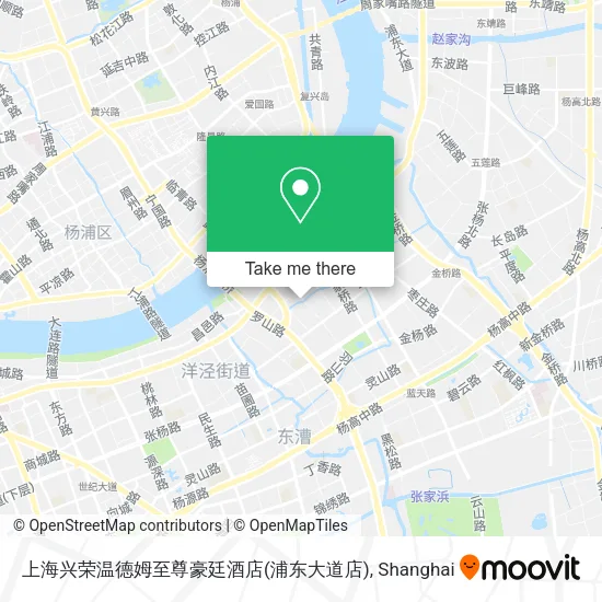 上海兴荣温德姆至尊豪廷酒店(浦东大道店) map