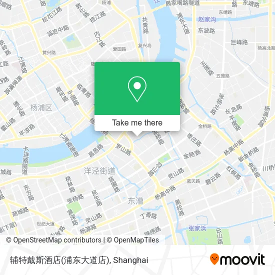 辅特戴斯酒店(浦东大道店) map