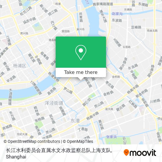 长江水利委员会直属水文水政监察总队上海支队 map
