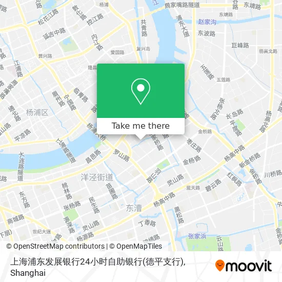 上海浦东发展银行24小时自助银行(德平支行) map