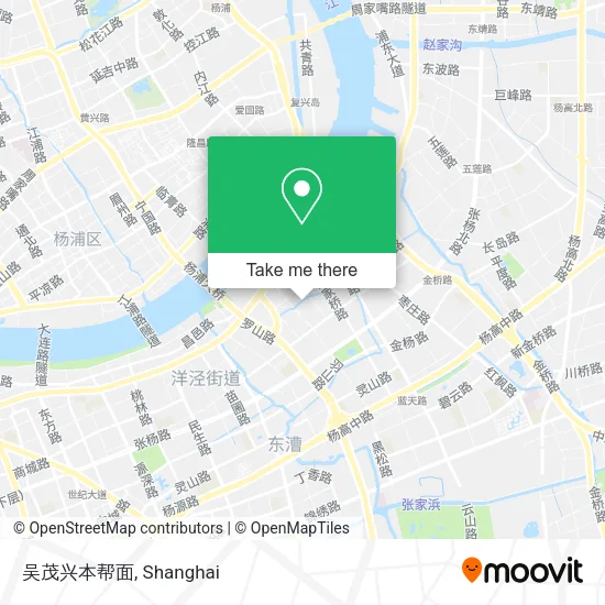 吴茂兴本帮面 map