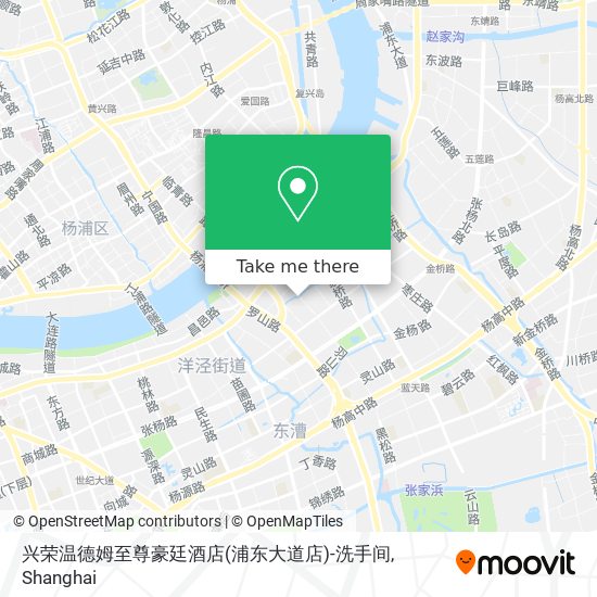 兴荣温德姆至尊豪廷酒店(浦东大道店)-洗手间 map