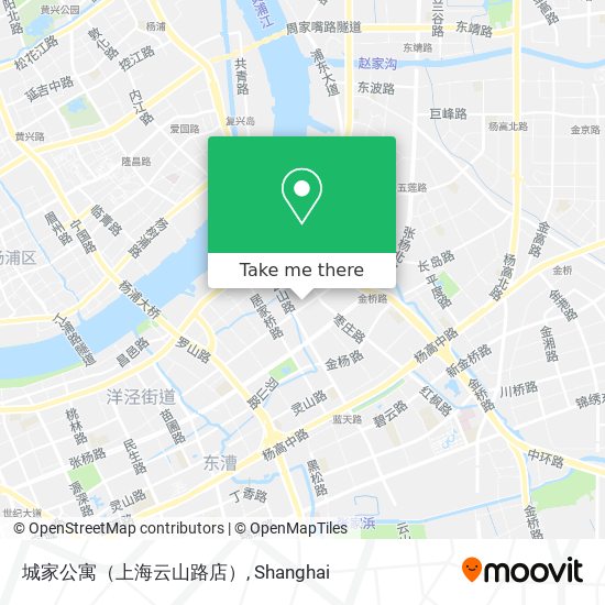 城家公寓（上海云山路店） map