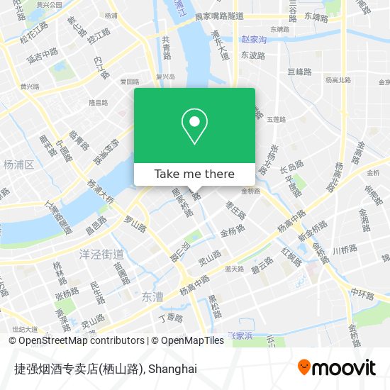 捷强烟酒专卖店(栖山路) map