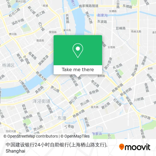 中国建设银行24小时自助银行(上海栖山路支行) map