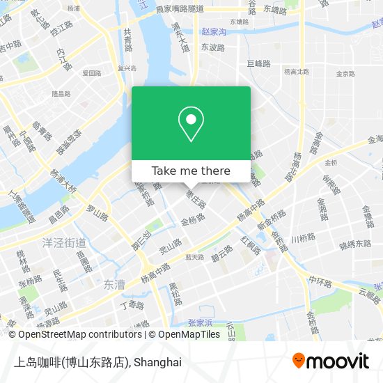 上岛咖啡(博山东路店) map