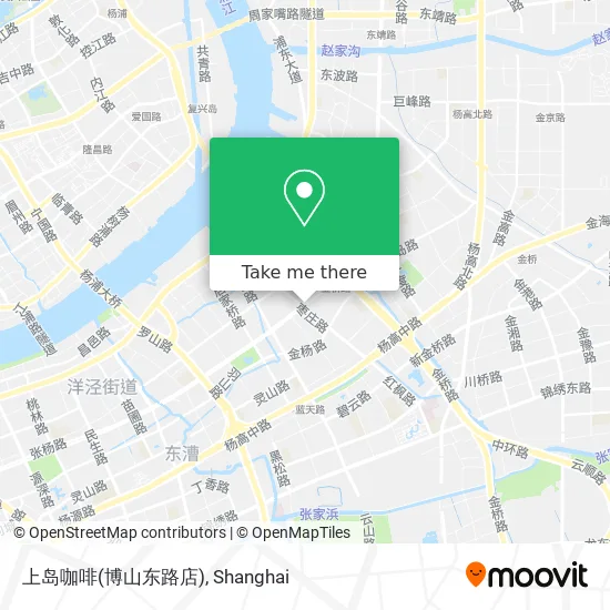 上岛咖啡(博山东路店) map
