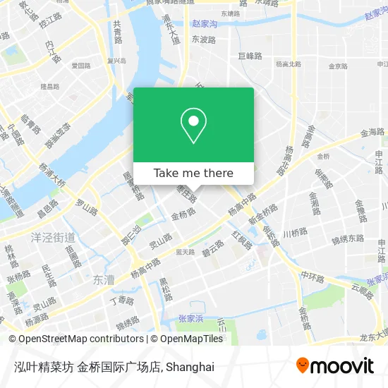 泓叶精菜坊 金桥国际广场店 map