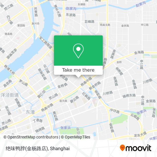 绝味鸭脖(金杨路店) map