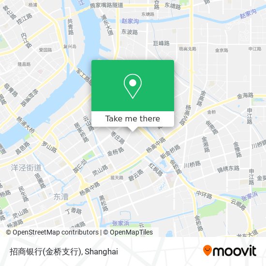 招商银行(金桥支行) map