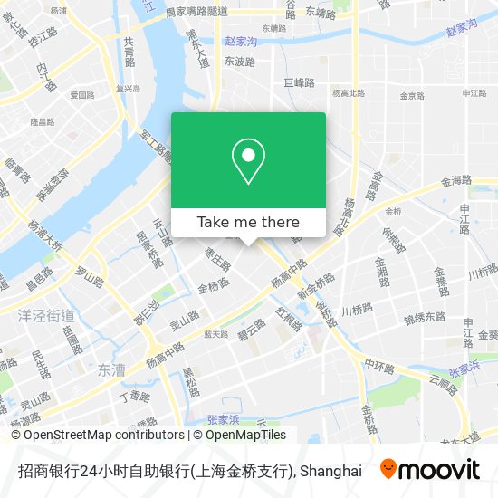 招商银行24小时自助银行(上海金桥支行) map
