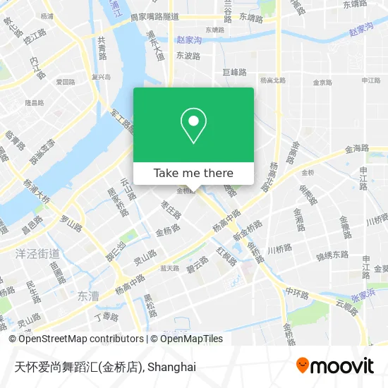 天怀爱尚舞蹈汇(金桥店) map