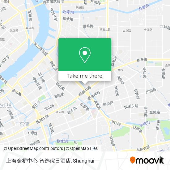 上海金桥中心-智选假日酒店 map
