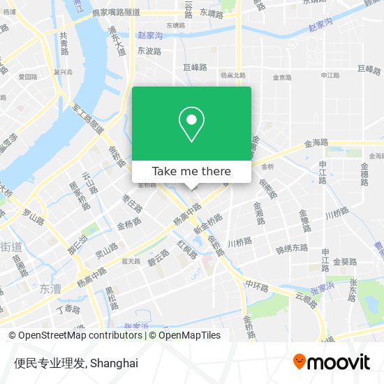 便民专业理发 map