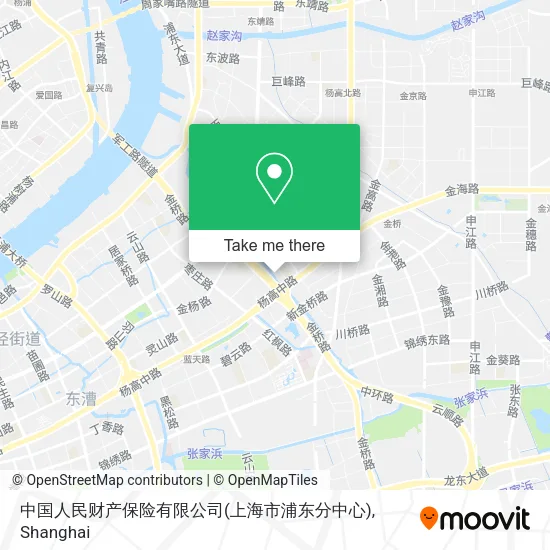 中国人民财产保险有限公司(上海市浦东分中心) map