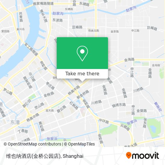 维也纳酒店(金桥公园店) map