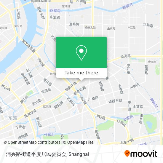 浦兴路街道平度居民委员会 map