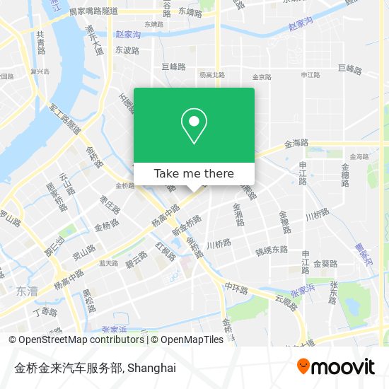 金桥金来汽车服务部 map