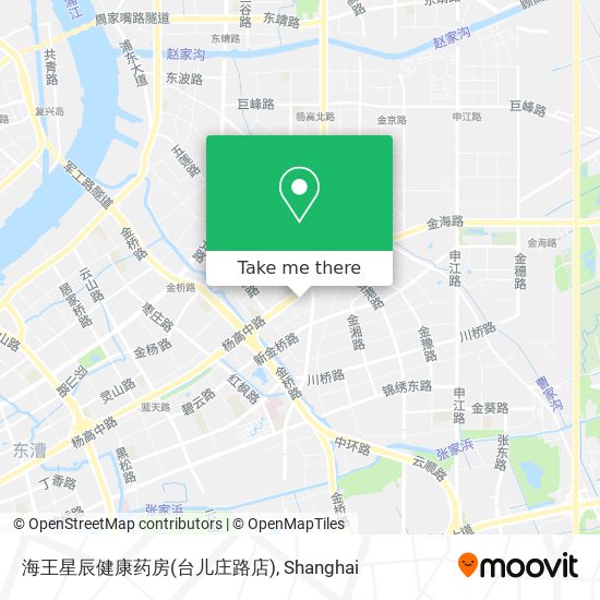 海王星辰健康药房(台儿庄路店) map