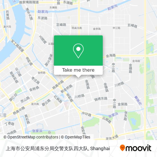 上海市公安局浦东分局交警支队四大队 map
