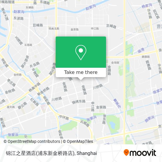 锦江之星酒店(浦东新金桥路店) map