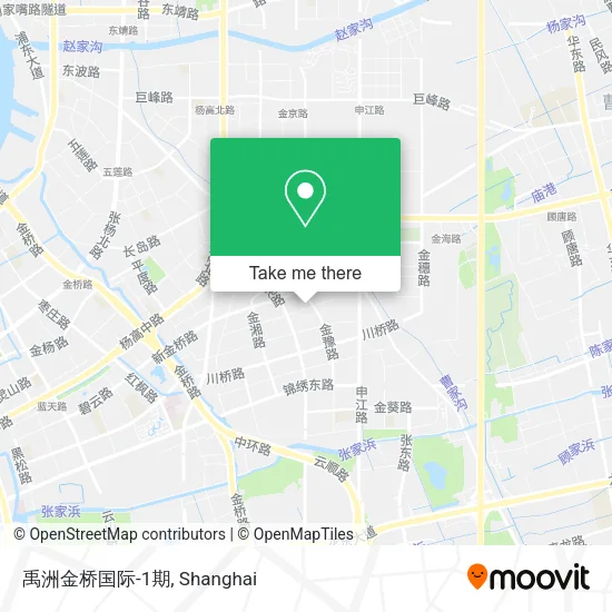 禹洲金桥国际-1期 map