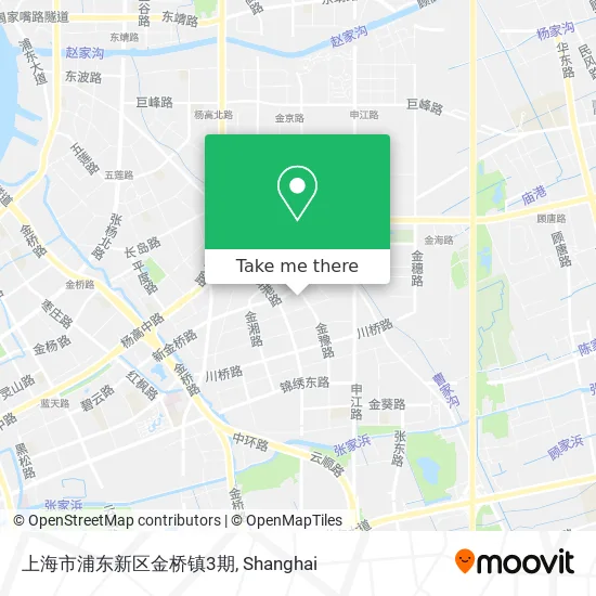 上海市浦东新区金桥镇3期 map