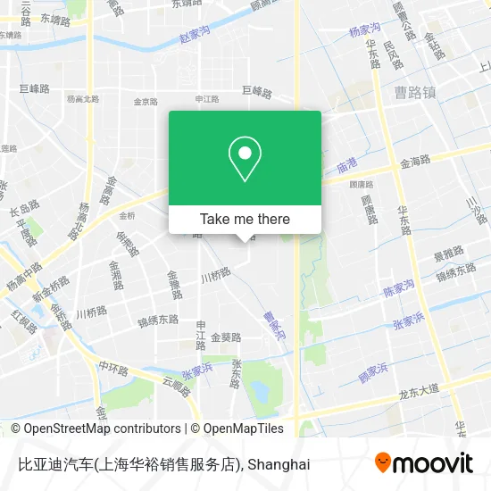 比亚迪汽车(上海华裕销售服务店) map