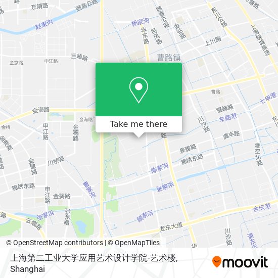 上海第二工业大学应用艺术设计学院-艺术楼 map