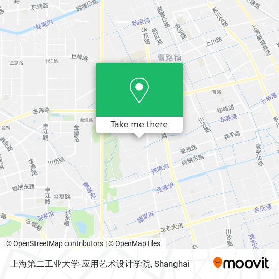 上海第二工业大学-应用艺术设计学院 map